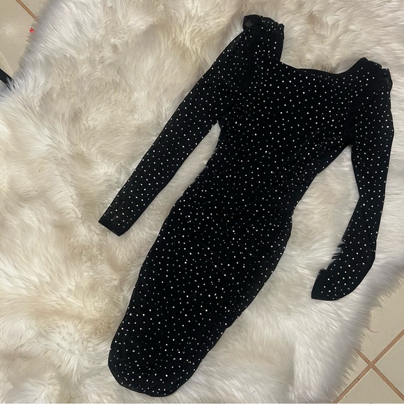 New Windsor black embellished dress size small - Picture 1 of 3